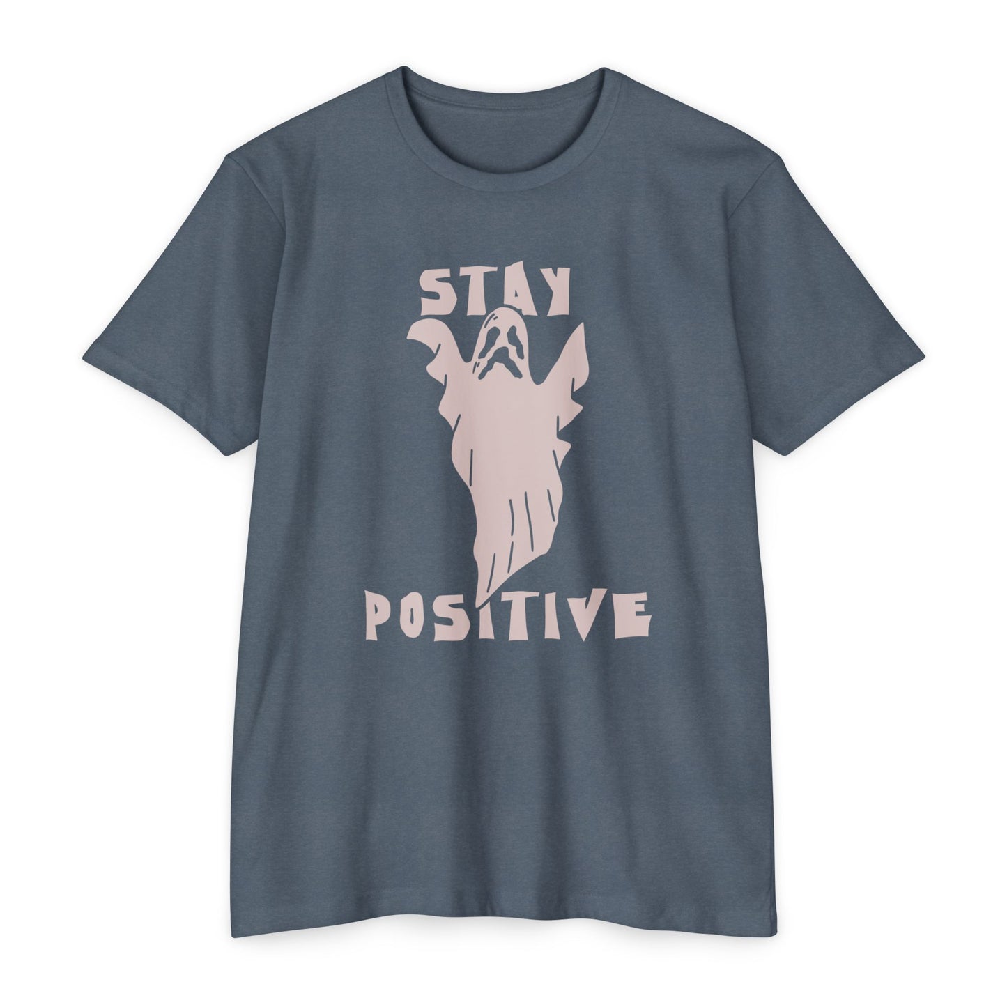 π»β¨π€ππͺ Stay Positive Ghost Shirt β Funny Halloween Ghost Tee for Optimists