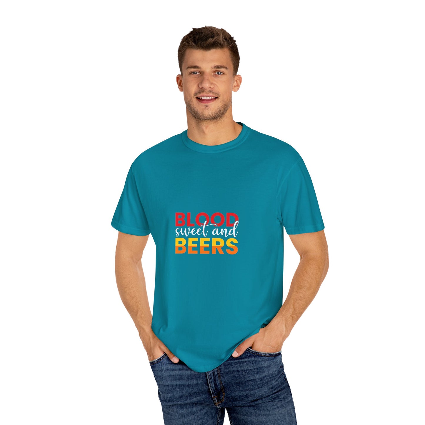 Blood Sweat and Beers T-Shirt – Work Hard, Chill Harder
