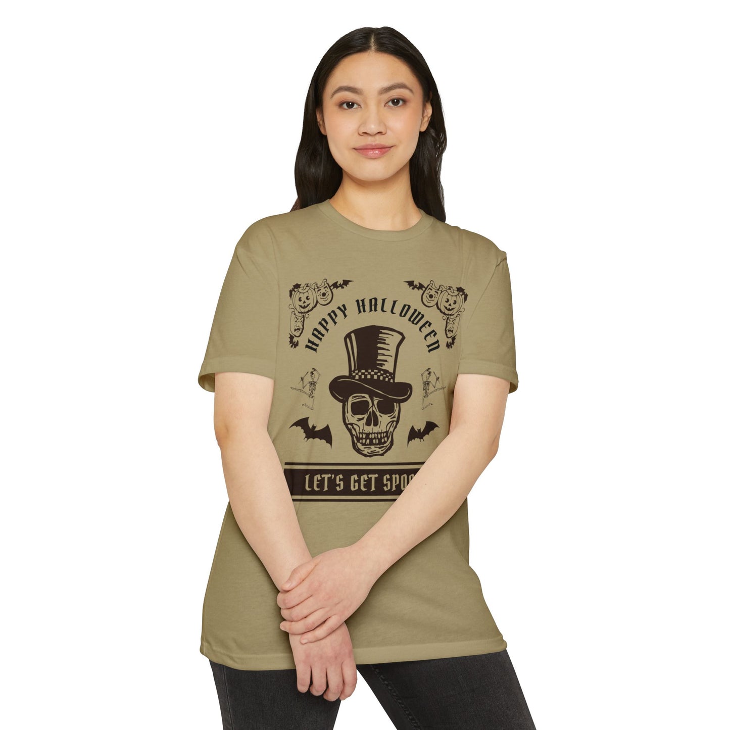 π©ππ¦ππΊπ»π·οΈβ¨ Letβs Get Spooky β Classy Halloween Skull in Top Hat Tee