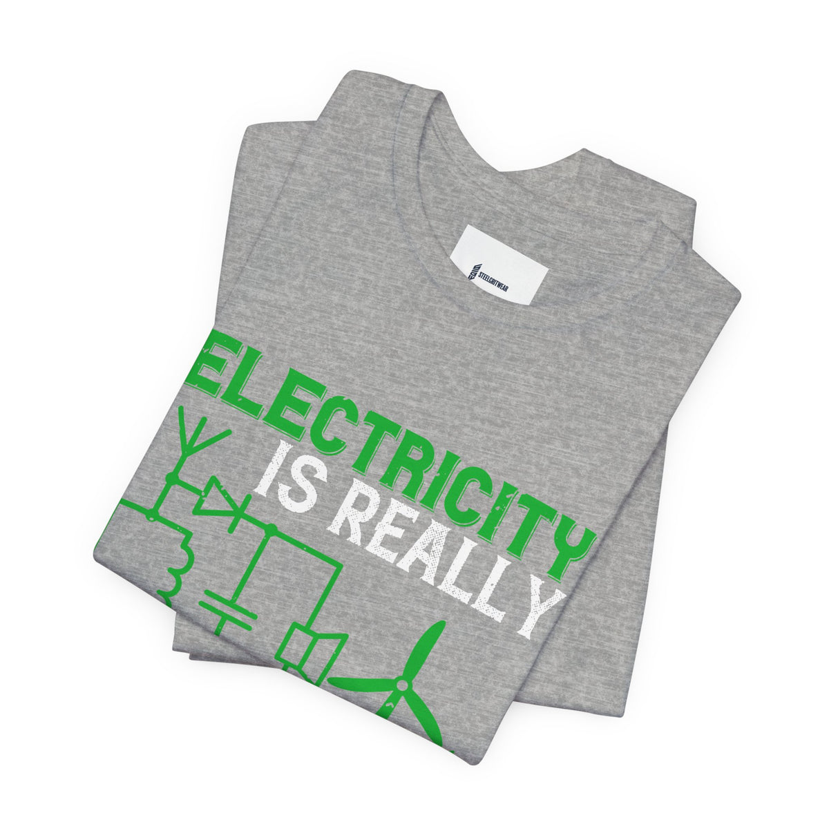 Electrician Shirt – Electricity Is Really Just Organized Lightning
