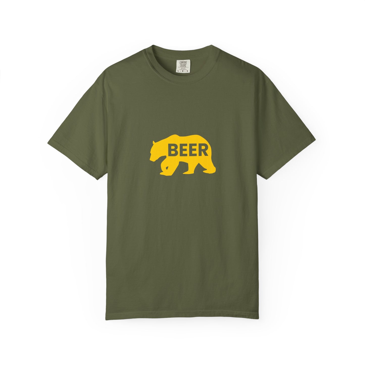 Beer Bear T-Shirt – Minimal Bold Statement