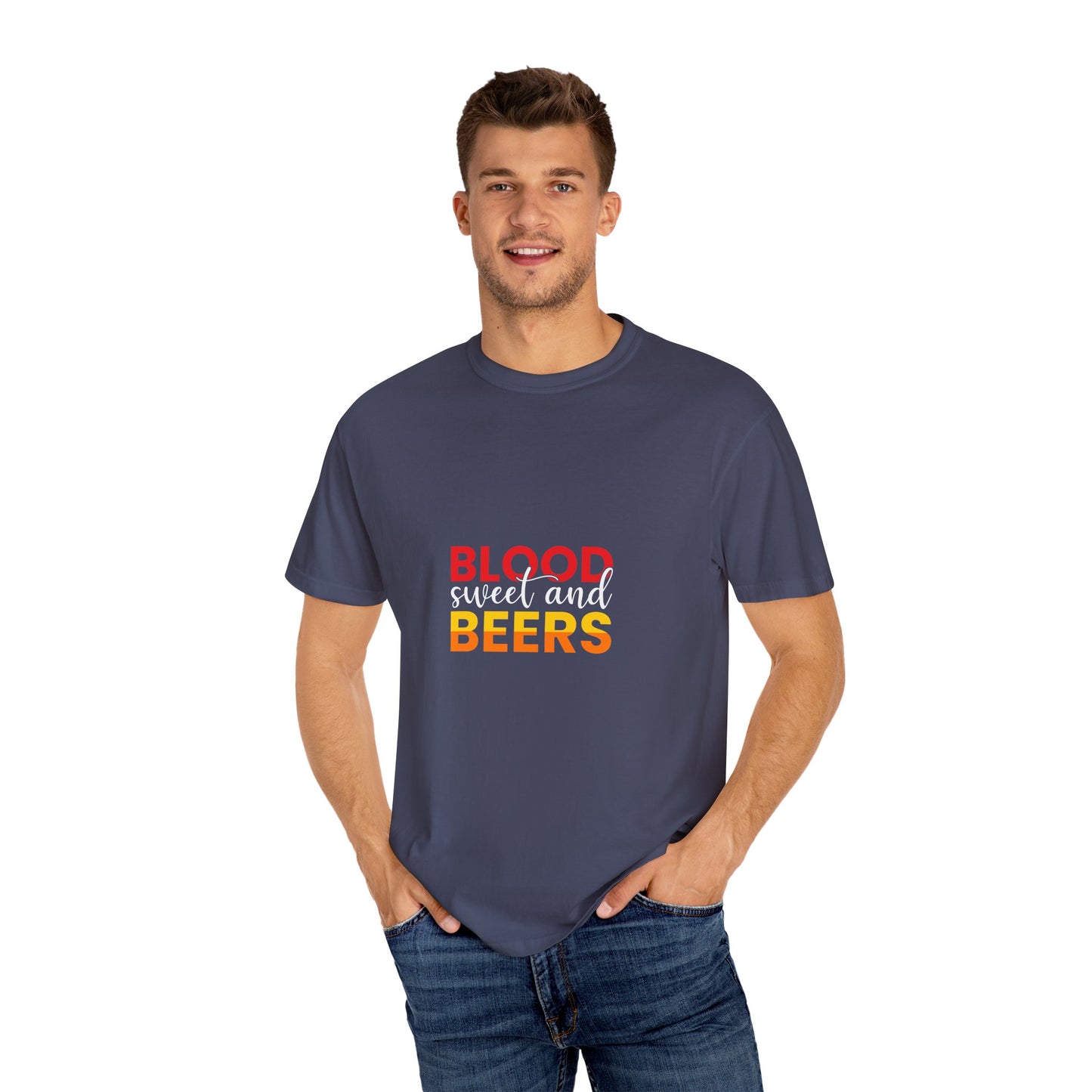 Blood Sweat and Beers T-Shirt – Work Hard, Chill Harder