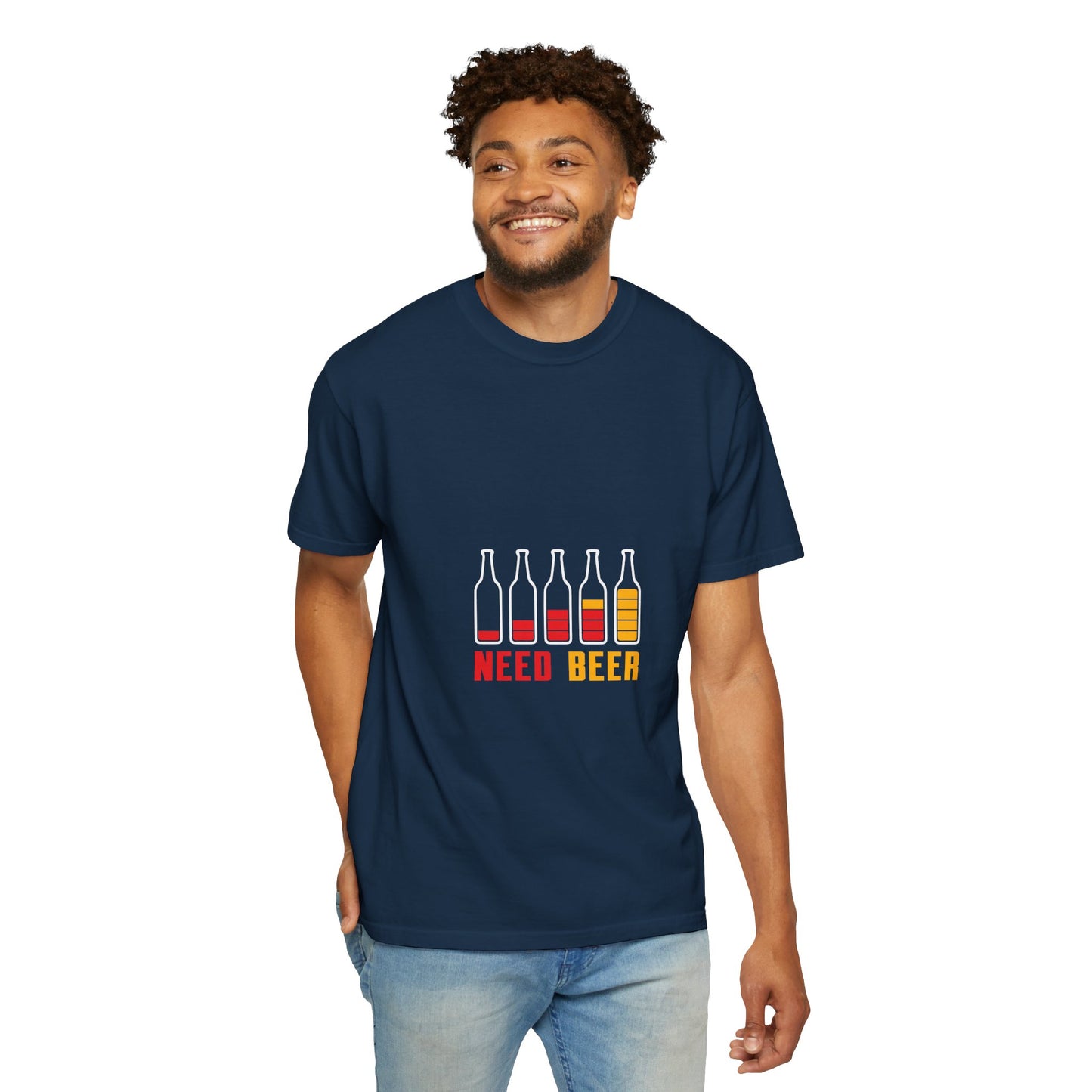 Low Battery Beer T-Shirt – Need Beer Now!