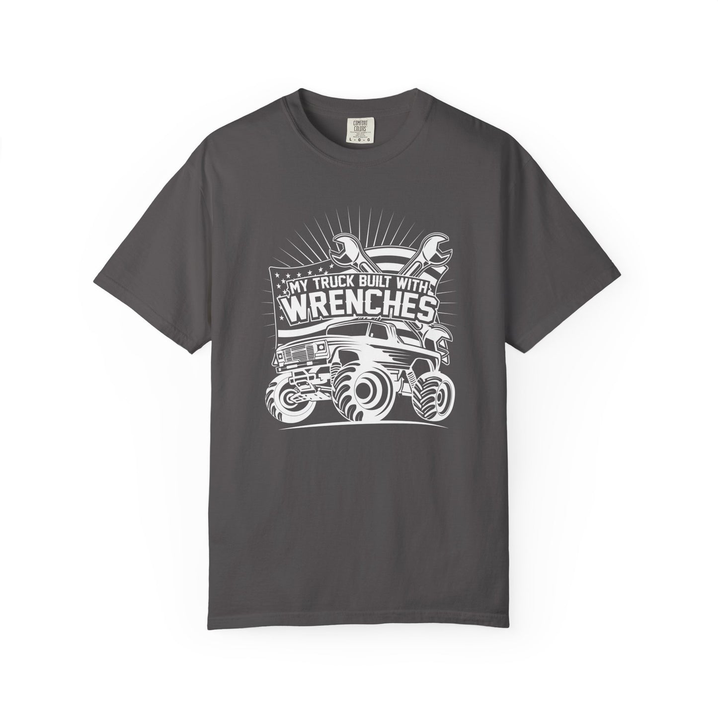 Custom Wrench Graphic T-Shirt, Truck Enthusiast Tee, Gift for Mechanics, Birthday Present, Casual Wear, Unisex Style