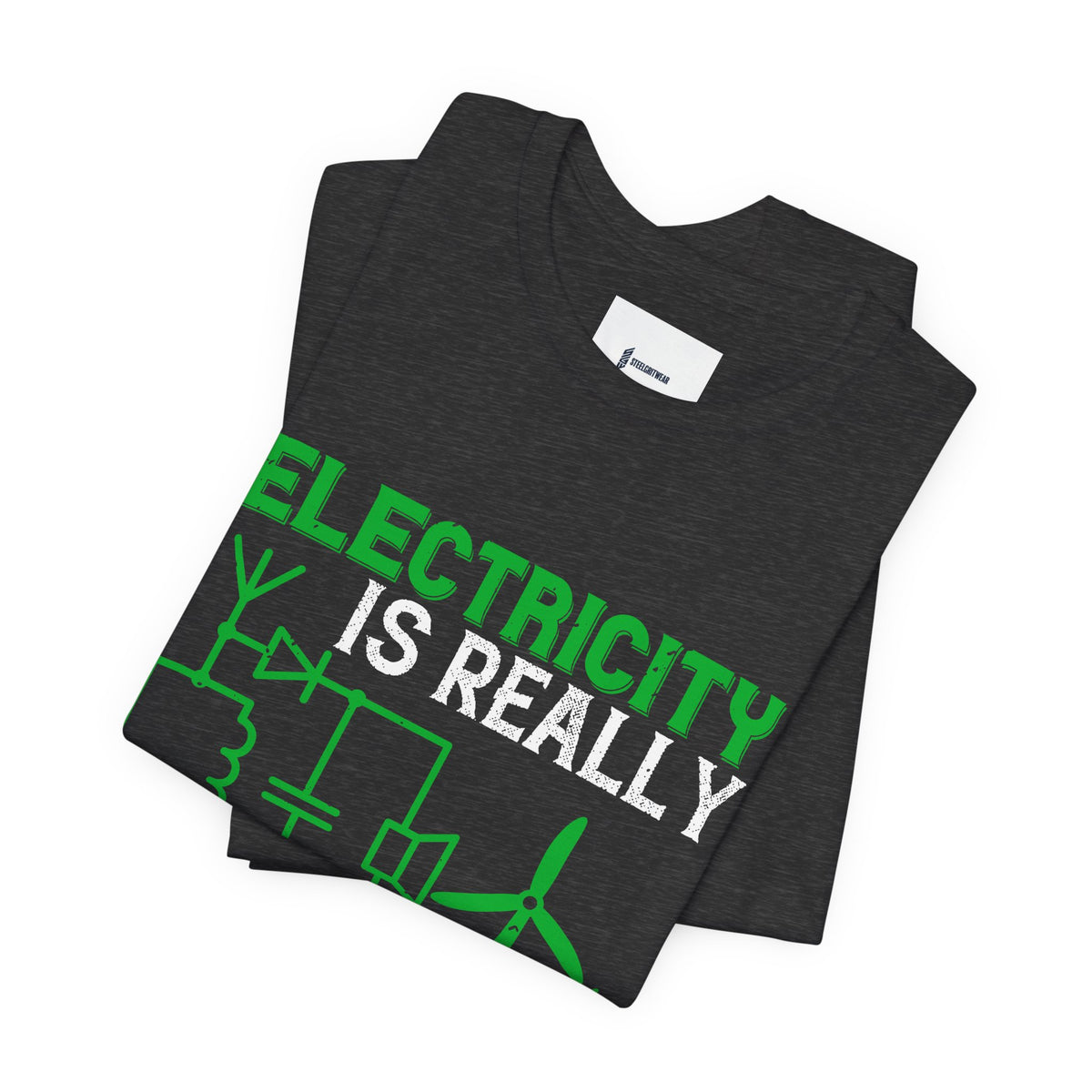 Electrician Shirt – Electricity Is Really Just Organized Lightning