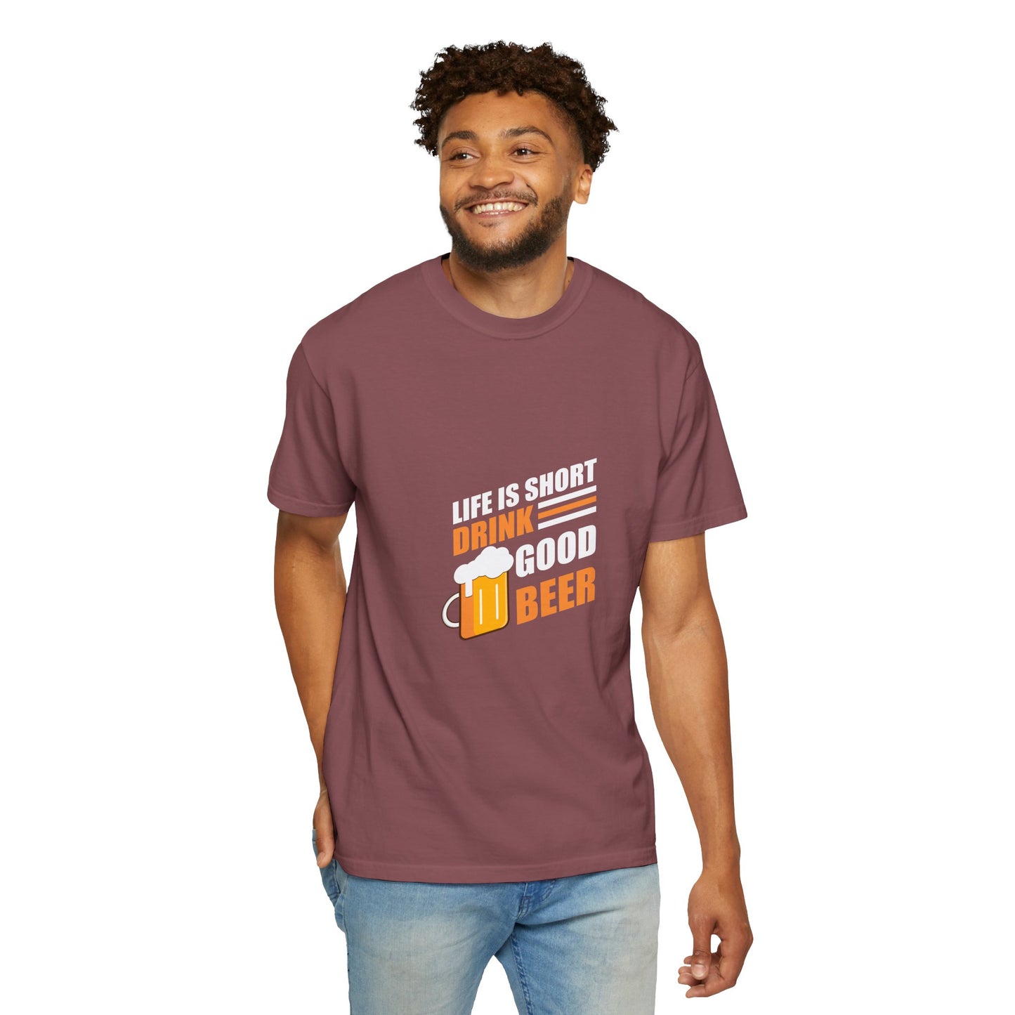 Life Is Short Drink Good Beer T-Shirt – Bold & Refreshing Design