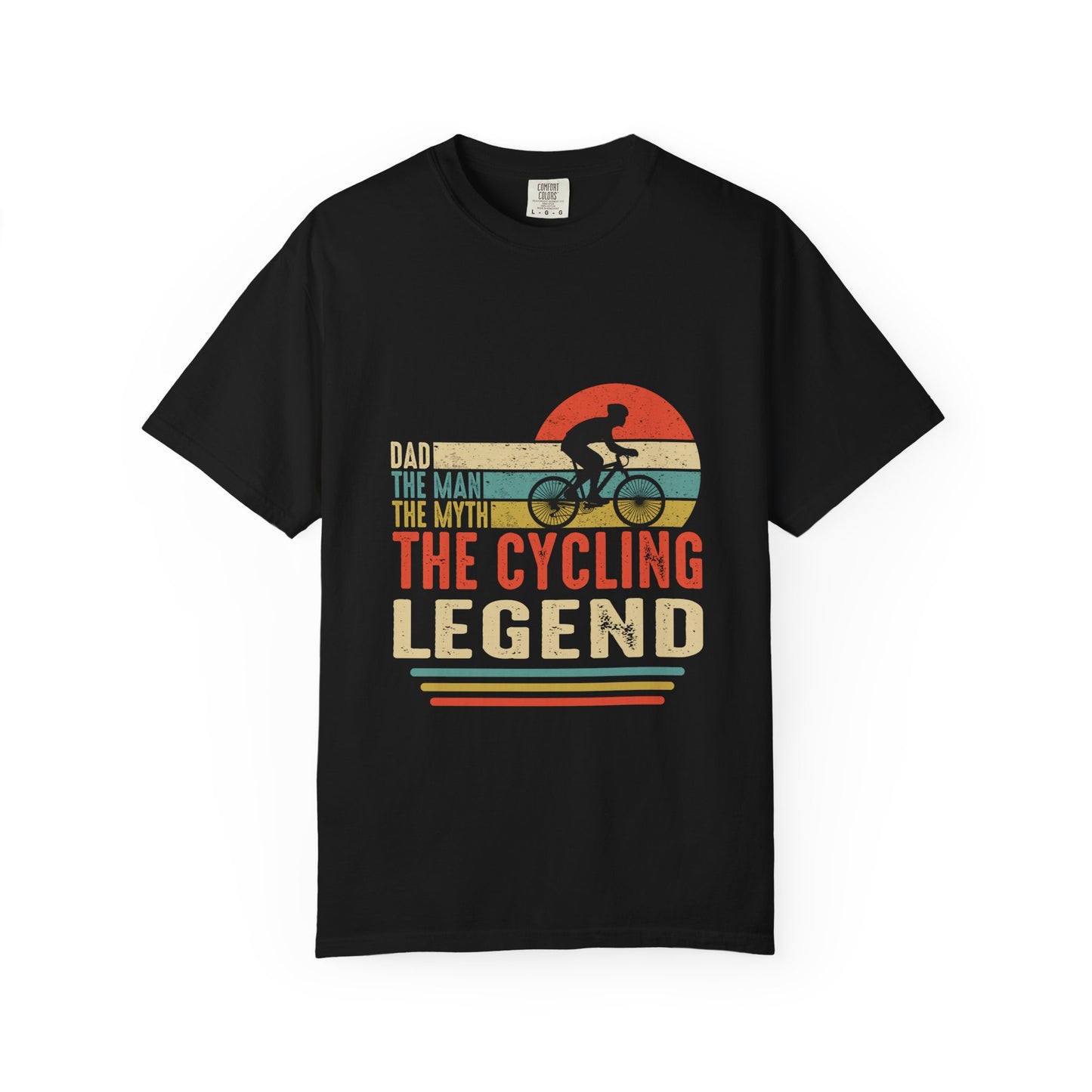 Cycling Legend T-Shirt for Dads, Fun Gift for Father's Day, Casual Wear for Cycling Enthusiasts, Unique Cycling Shirt, Men's Graphic Tee