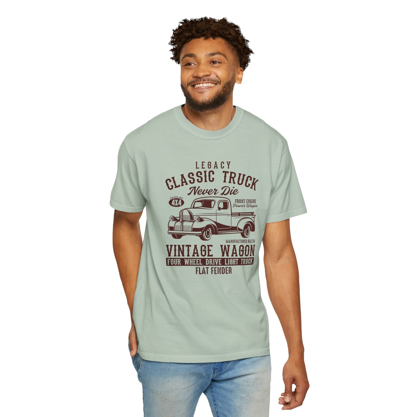 Vintage Truck T-Shirt - Classic Car Lovers Gift, Unisex Retro Tee, 4WD Enthusiast Apparel, Perfect for Father's Day, Car Show.