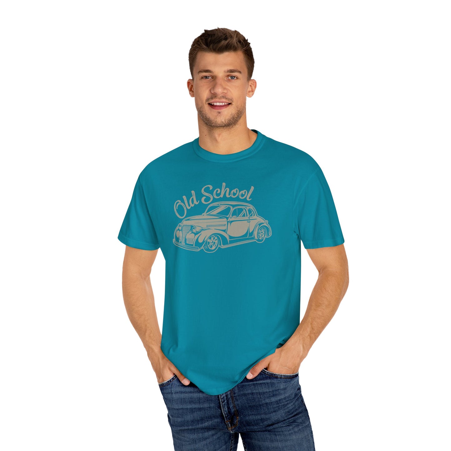 Vintage Car Graphic Unisex T-Shirt, Retro Old School Tee, Gift for Car Lovers, Casual Everyday Wear, Unique Fashion Apparel