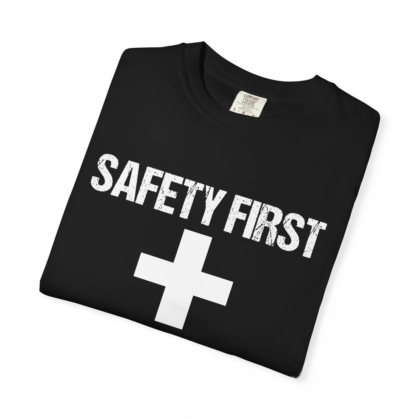🩺 Safety First Drink With Nurse Shirt – Funny RN Humor Tee