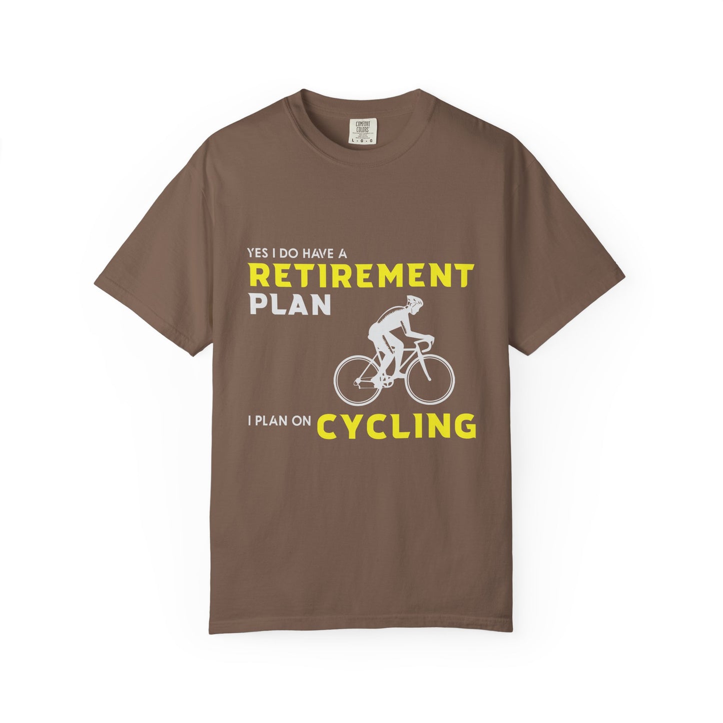 Cycling Retirement Plan T-Shirt, Fun Cycling Apparel, Gift for Retirees, Unisex Shirt for Cycling Enthusiasts, Outdoor Adventure Tee