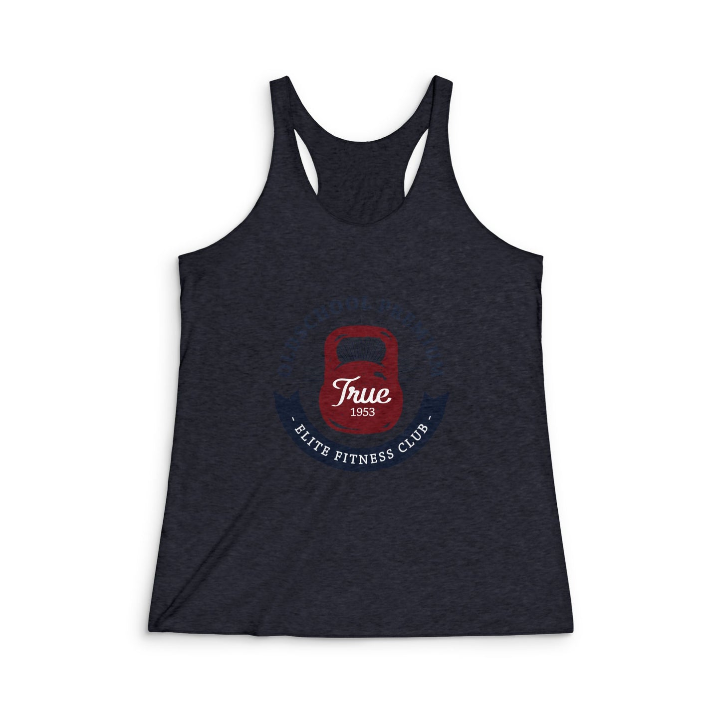 Racerback Tank - Oldschool Premium - True 1953 Gym Theme - Vintage Fitness Apparel