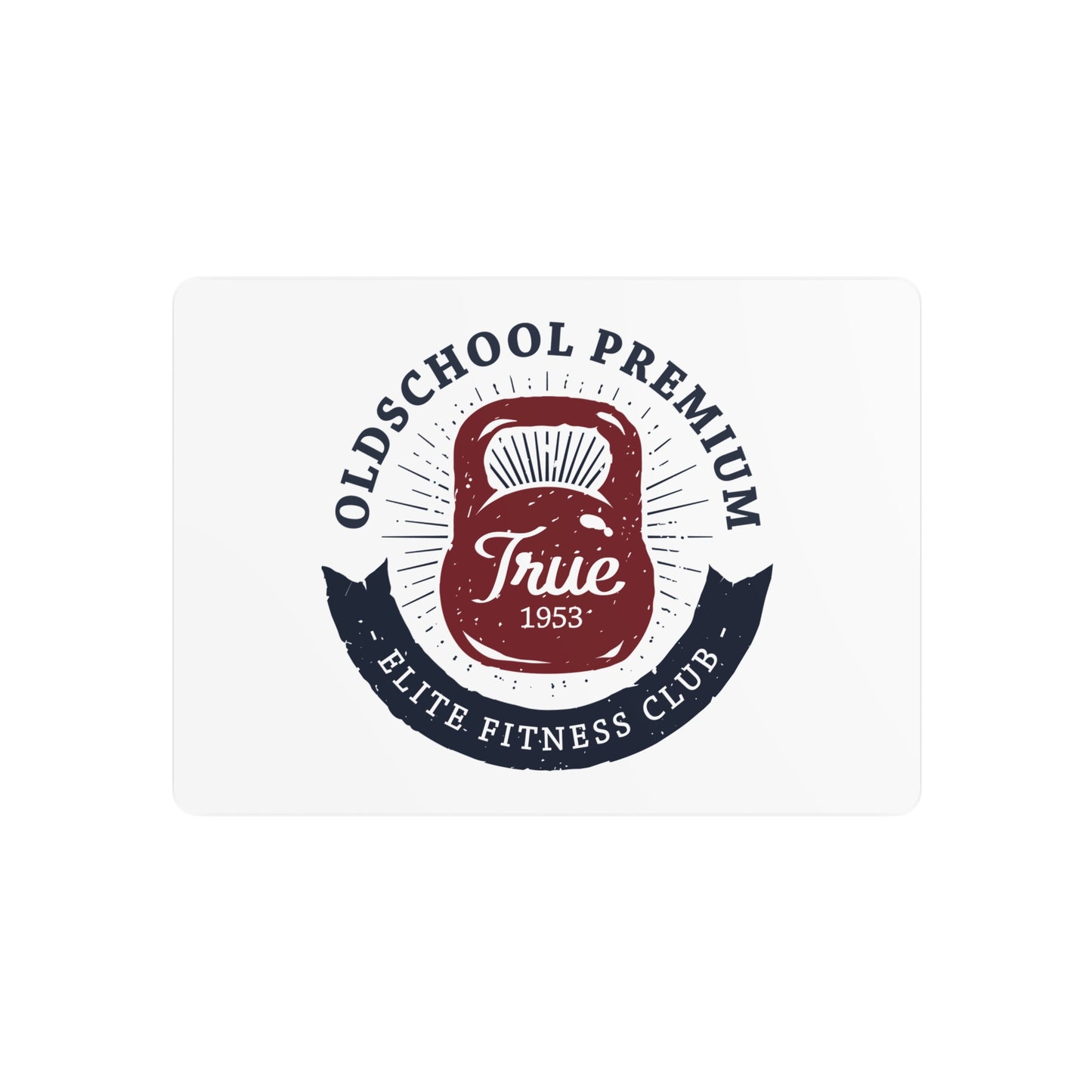 Oldschool Premium – Metal Wall Plaque “Strength Club”