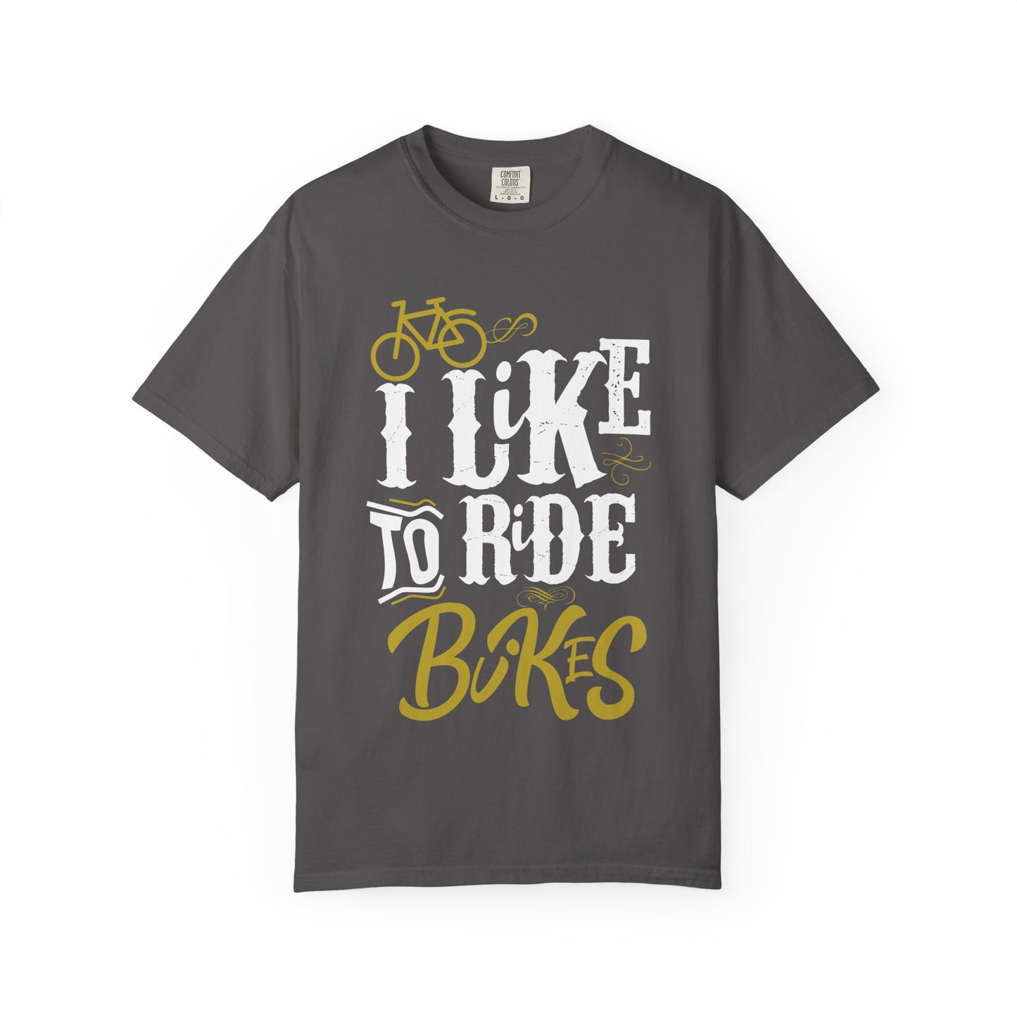 Biker's Delight Garment-Dyed T-Shirt, Perfect for Cycling Enthusiasts, Bike Lovers, Gifts for Riders, Casual Wear, Outdoor Adventures