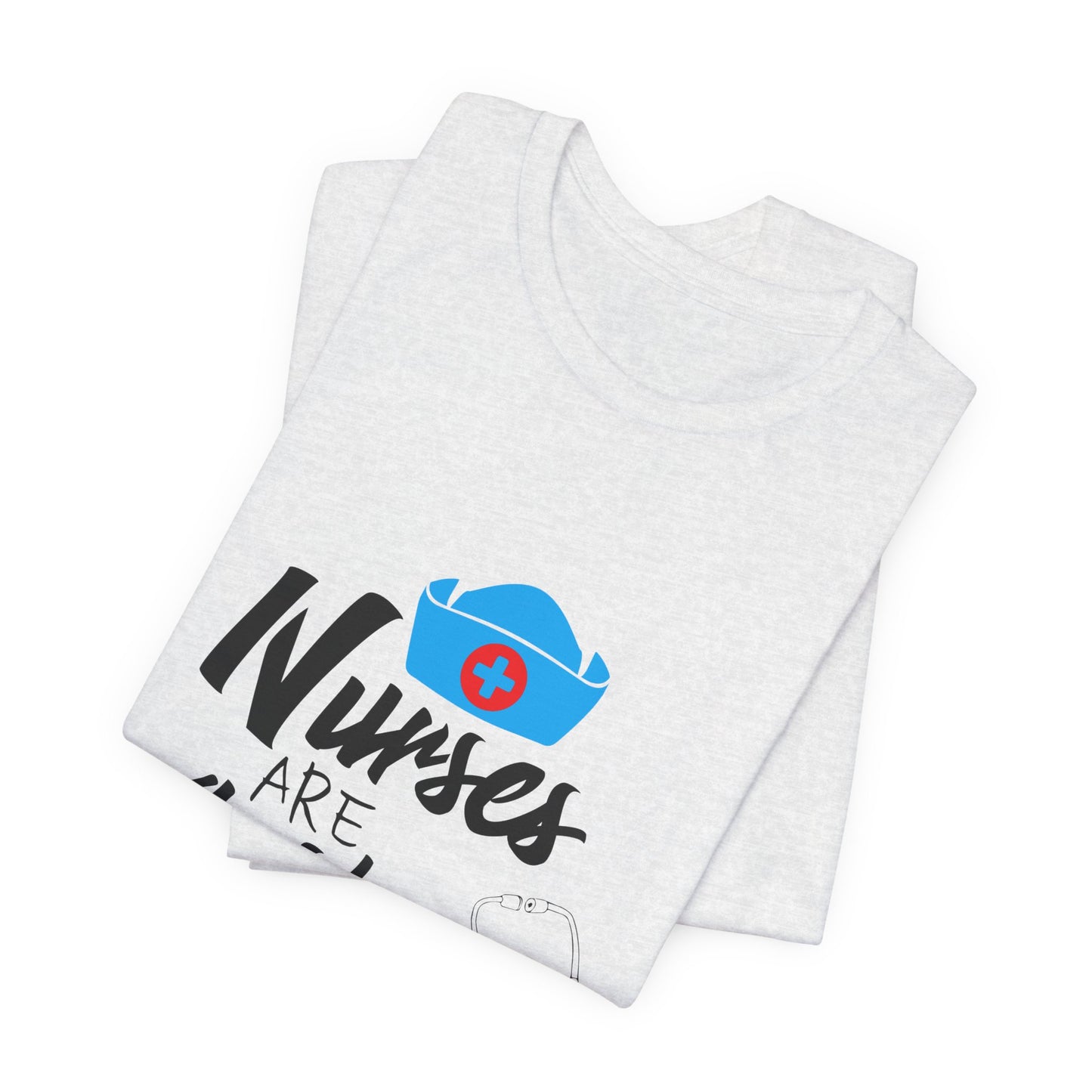 Nurses Are Angels with Stethoscopes Shirt – Nurse Appreciation Graphic Tee