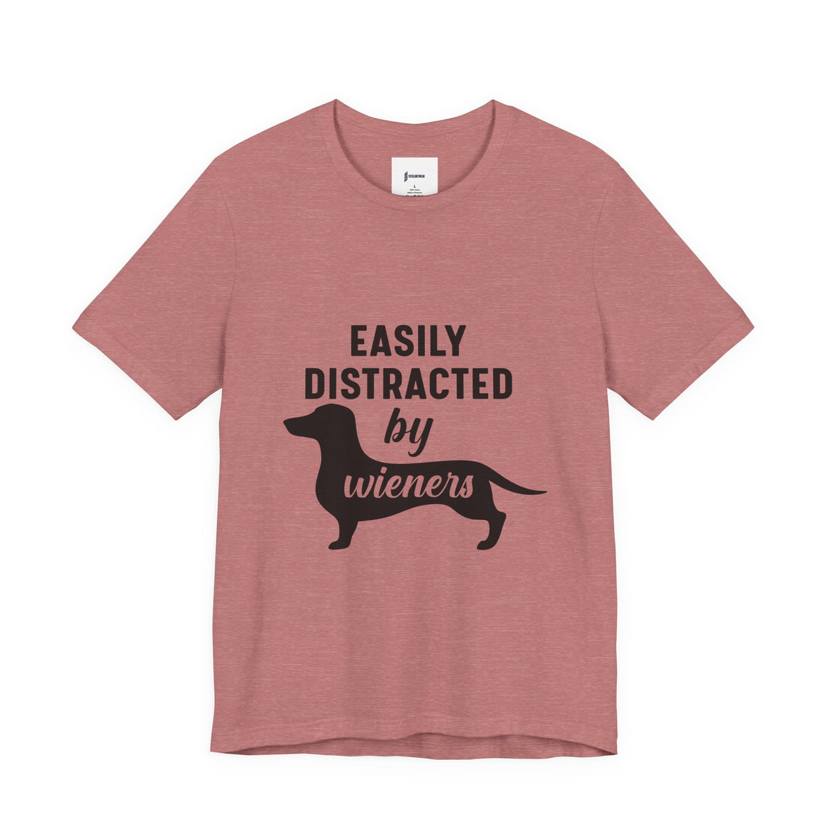 Easily Distracted by Wieners Shirt – Funny Dachshund Tee