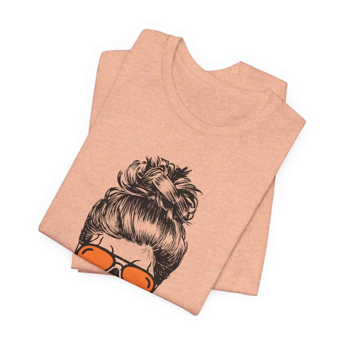 Nurse Life Shirt – Funny Messy Bun Nurse Graphic Tee for Healthcare Workers