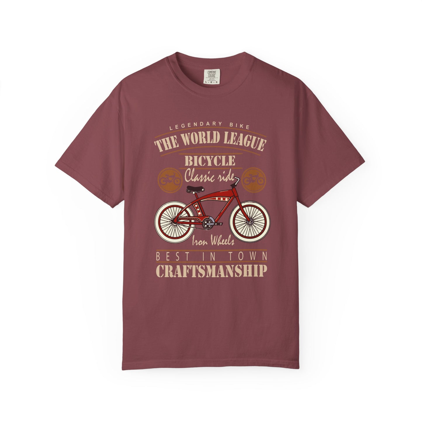 Vintage Bicycle Graphic Tee, Unisex T-shirt for Cycling Enthusiasts, Casual Wear, Gift for Bike Lovers, Retro Style Shirt