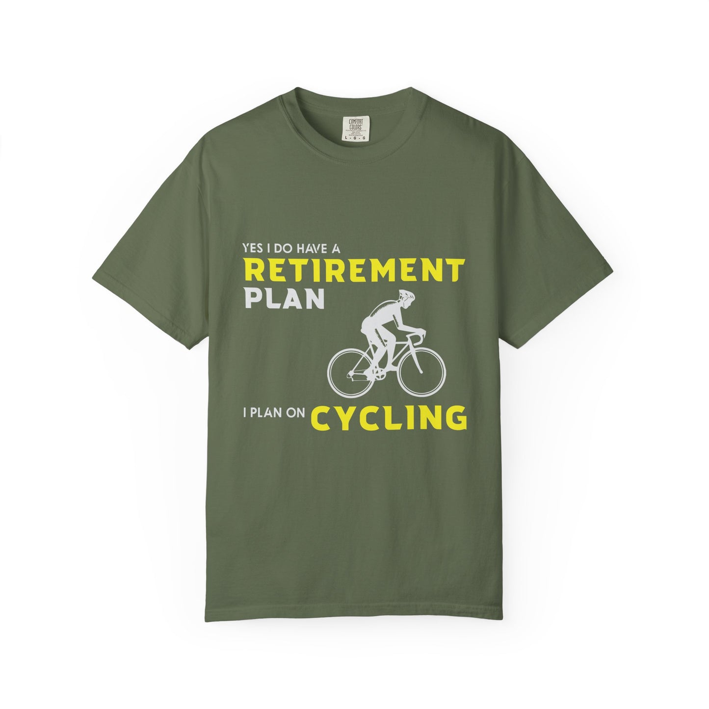 Cycling Retirement Plan T-Shirt, Fun Cycling Apparel, Gift for Retirees, Unisex Shirt for Cycling Enthusiasts, Outdoor Adventure Tee