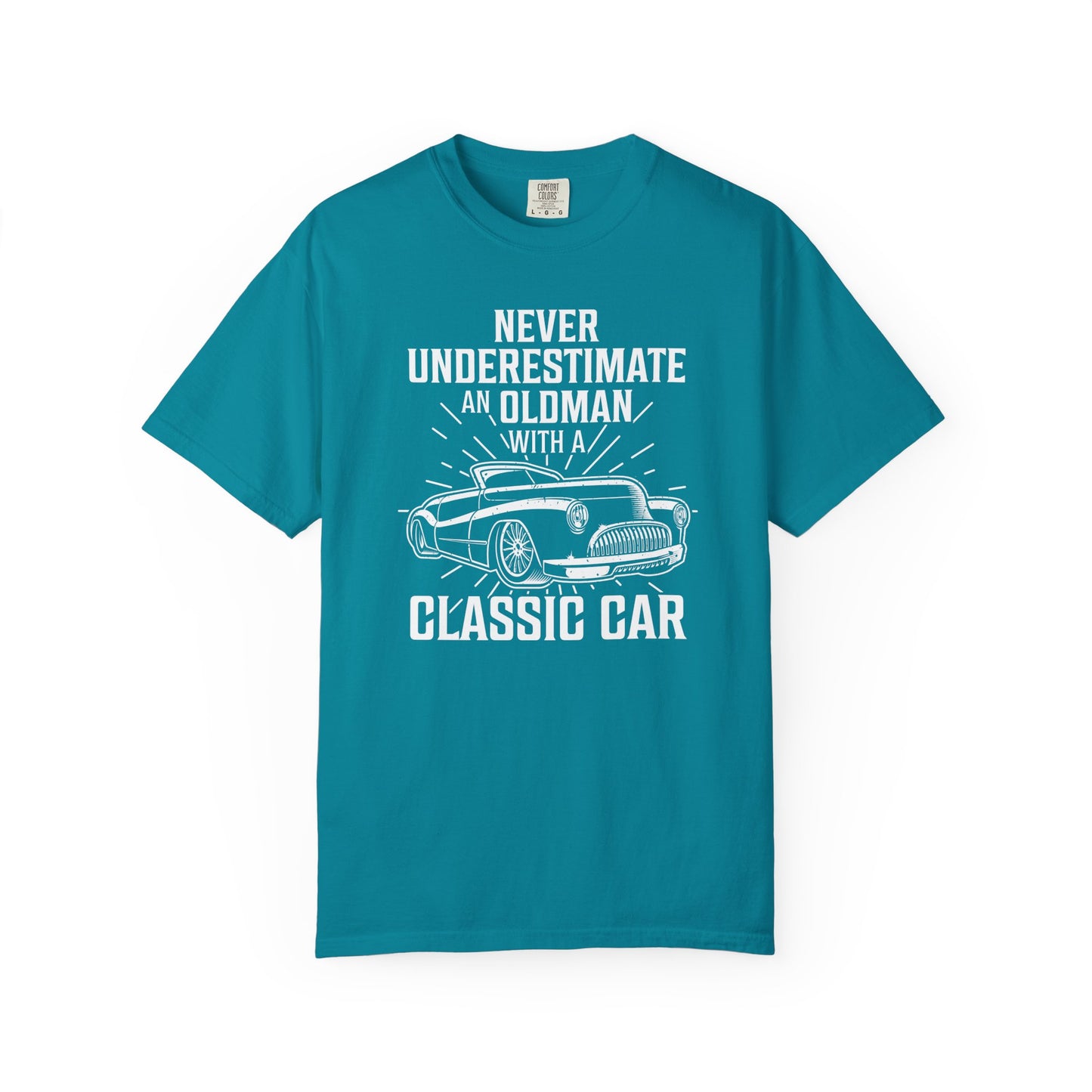 Classic Car Enthusiast T-Shirt, Unisex Garment-Dyed T-Shirt, Vintage Car Lover Gift, Father's Day Tee, Automotive Humor Shirt