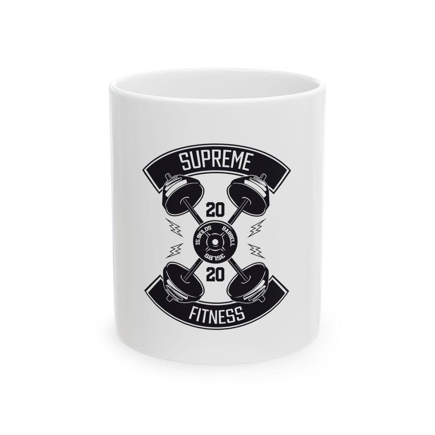 Supreme Fitness Motivational Mug - Perfect for Gym Enthusiasts