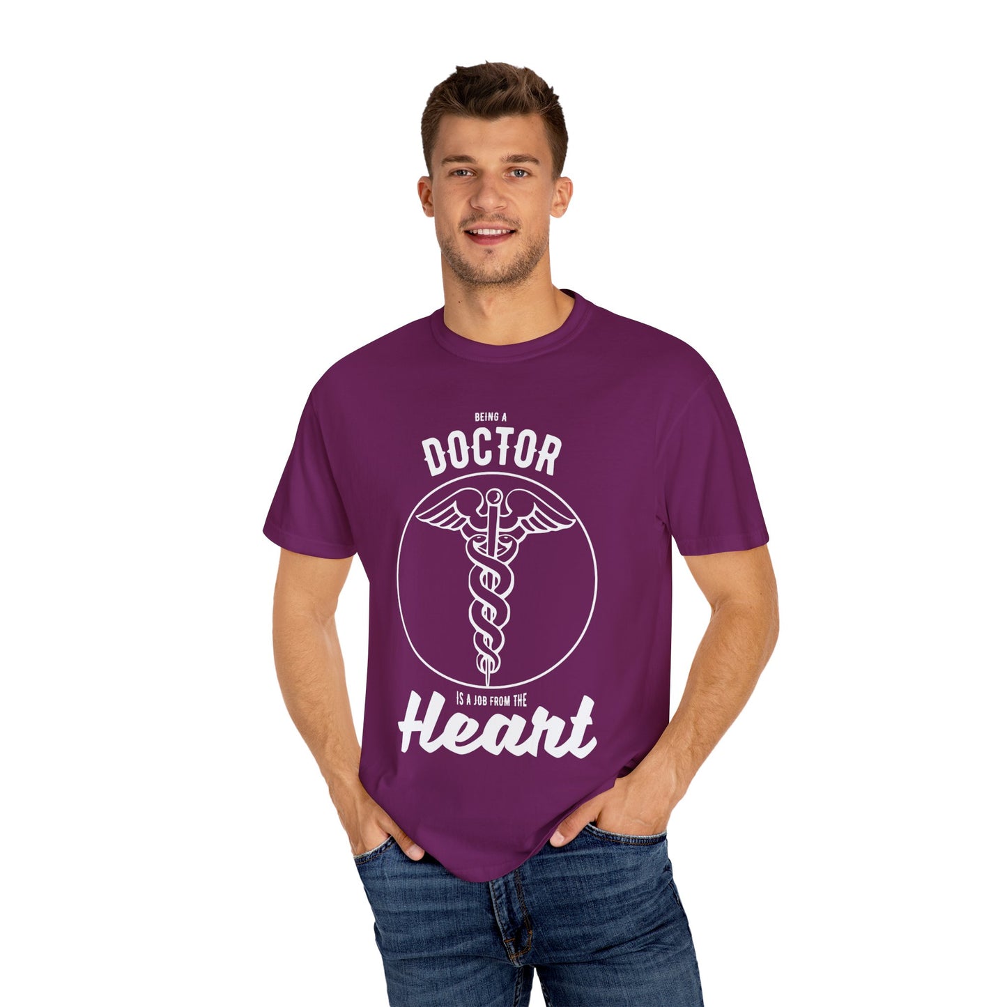 Doctor Heart T-shirt, Unisex Tee, Gift for Medical Professionals, Healthcare Apparel, Unique Doctor Shirt, Casual Wear