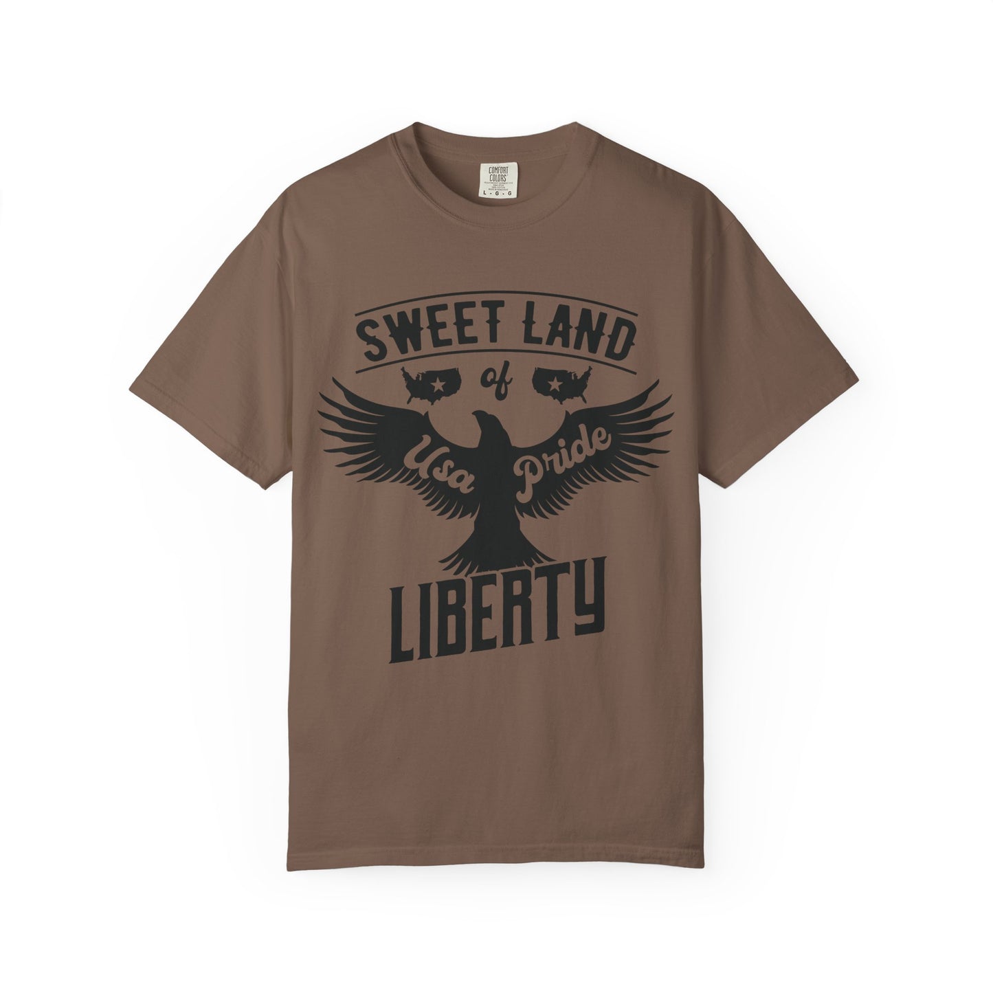 Sweet Land of Liberty Shirt – USA Pride Eagle Graphic Tee for True Patriots