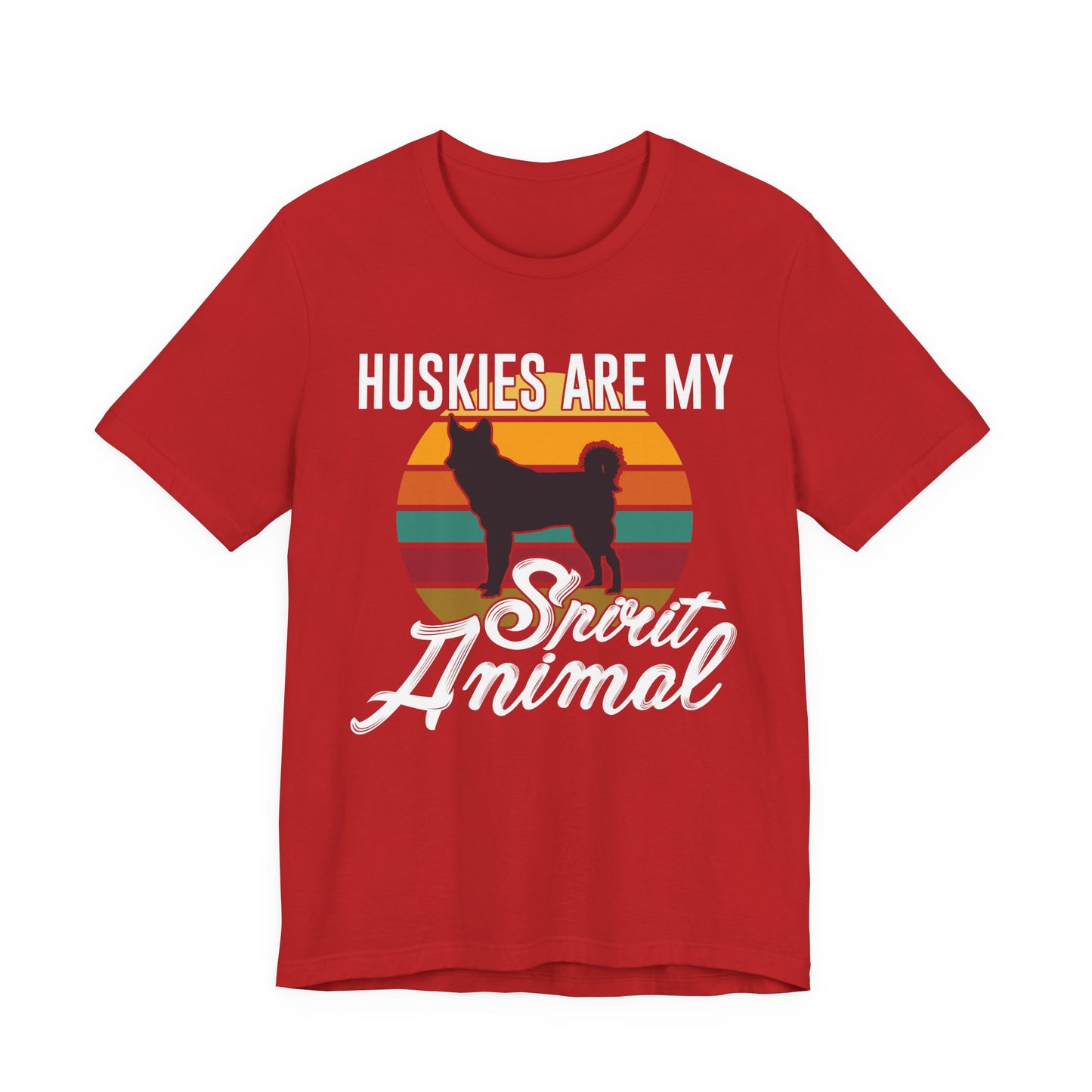 Husky Dog Dad Shirt – Huskies Are My Spirit Animal Tee