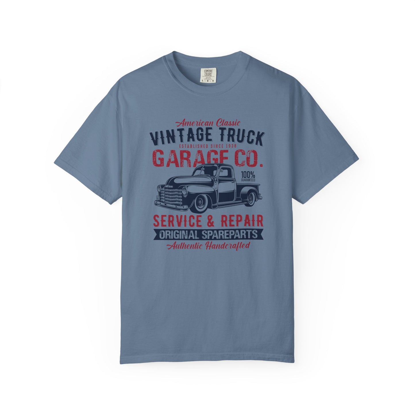 Vintage Truck Garage T-Shirt - Classic Auto Enthusiast Tee, Gift for Dad, Retro Style Shirt, Car Show Apparel, Automotive Lover's Outfit