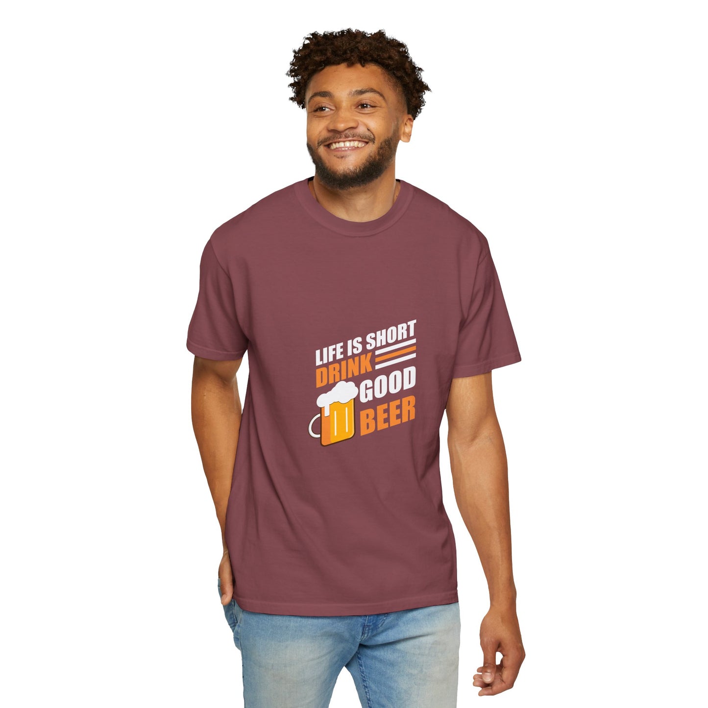 Life Is Short Drink Good Beer T-Shirt – Bold & Refreshing Design