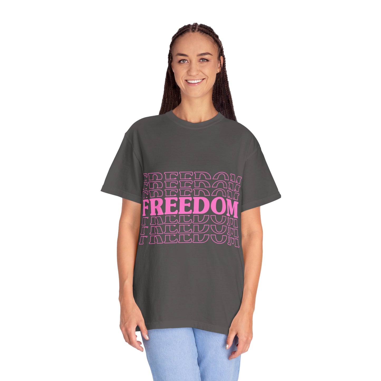Empowerment Pink T-shirt for Women and Men - FREEDOM Vibe Tee