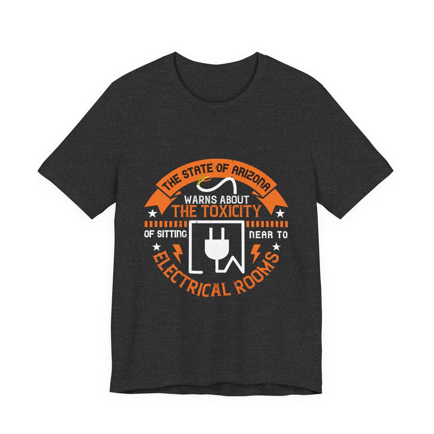 Funny Electrician Shirt – Toxicity Warning Electrical Room Humor T-Shirt