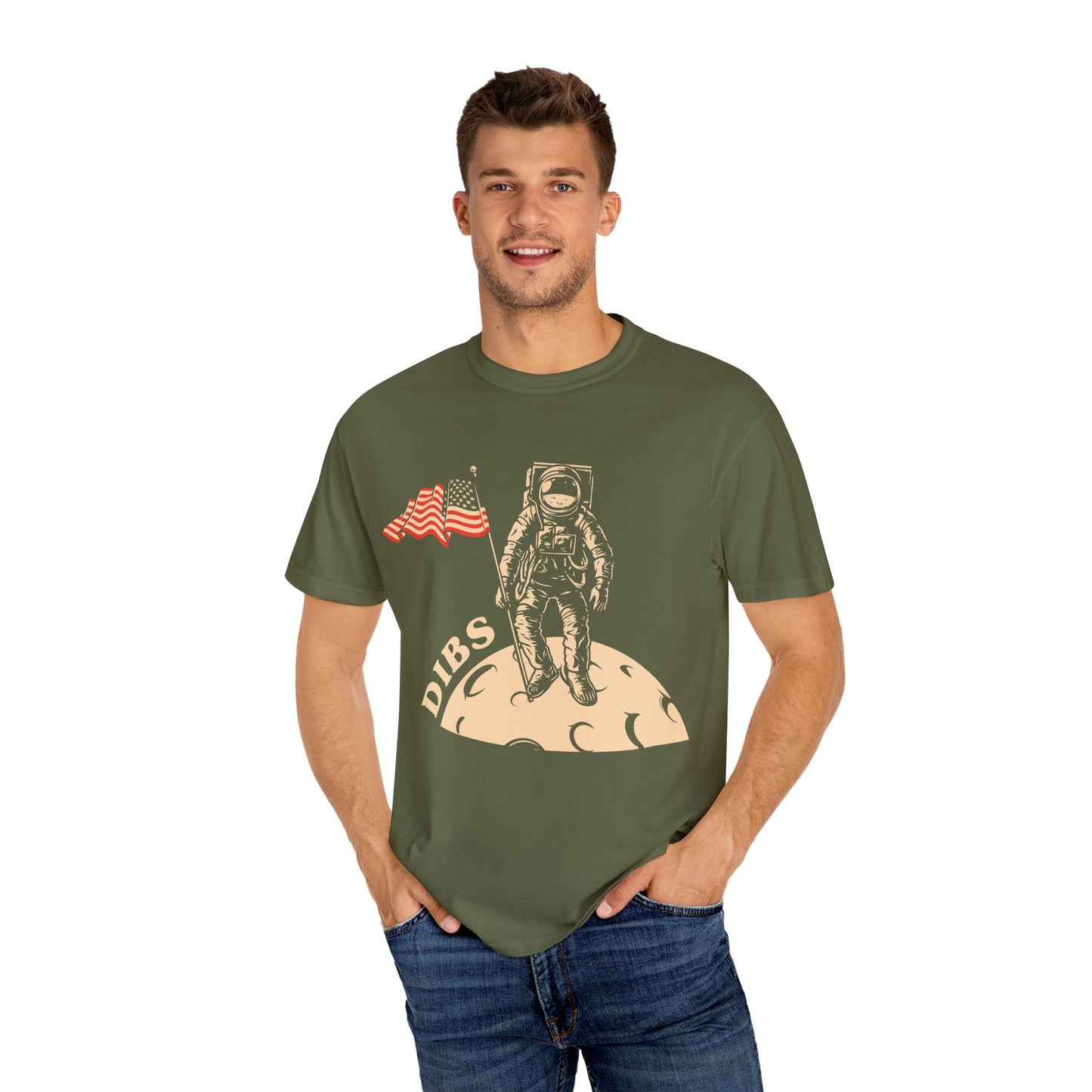 Astronaut Dibs T-Shirt, Space Lover Gift, Unisex Graphic Tee, Cool Casual Wear, Astronomy Enthusiast Apparel, Perfect for Birthdays