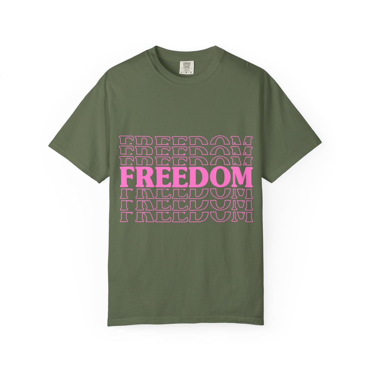 Empowerment Pink T-shirt for Women and Men - FREEDOM Vibe Tee