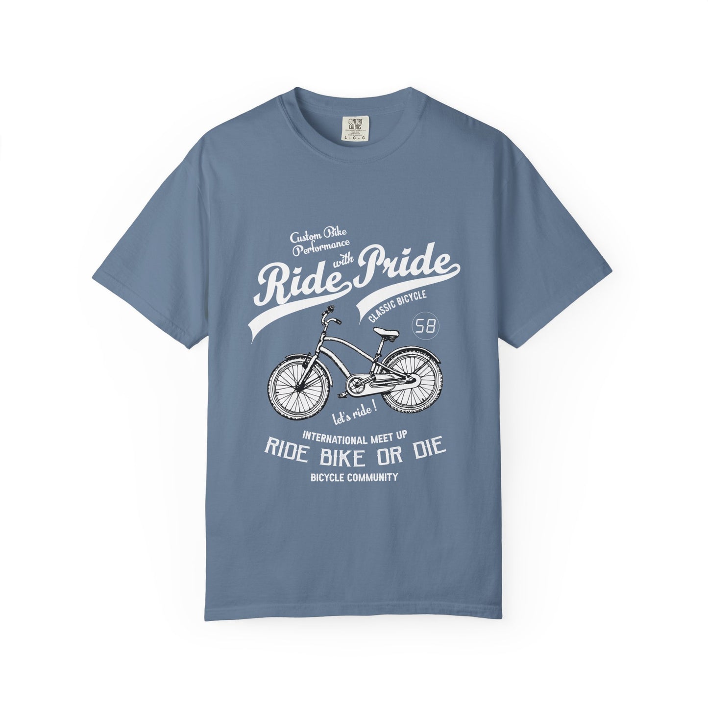 Vintage Bicycle Ride Pride T-shirt, Unisex Casual Tee, Bike Lover Gift, Cycling Club Apparel, Adventure Racer Top, Cool Graphic Shirt