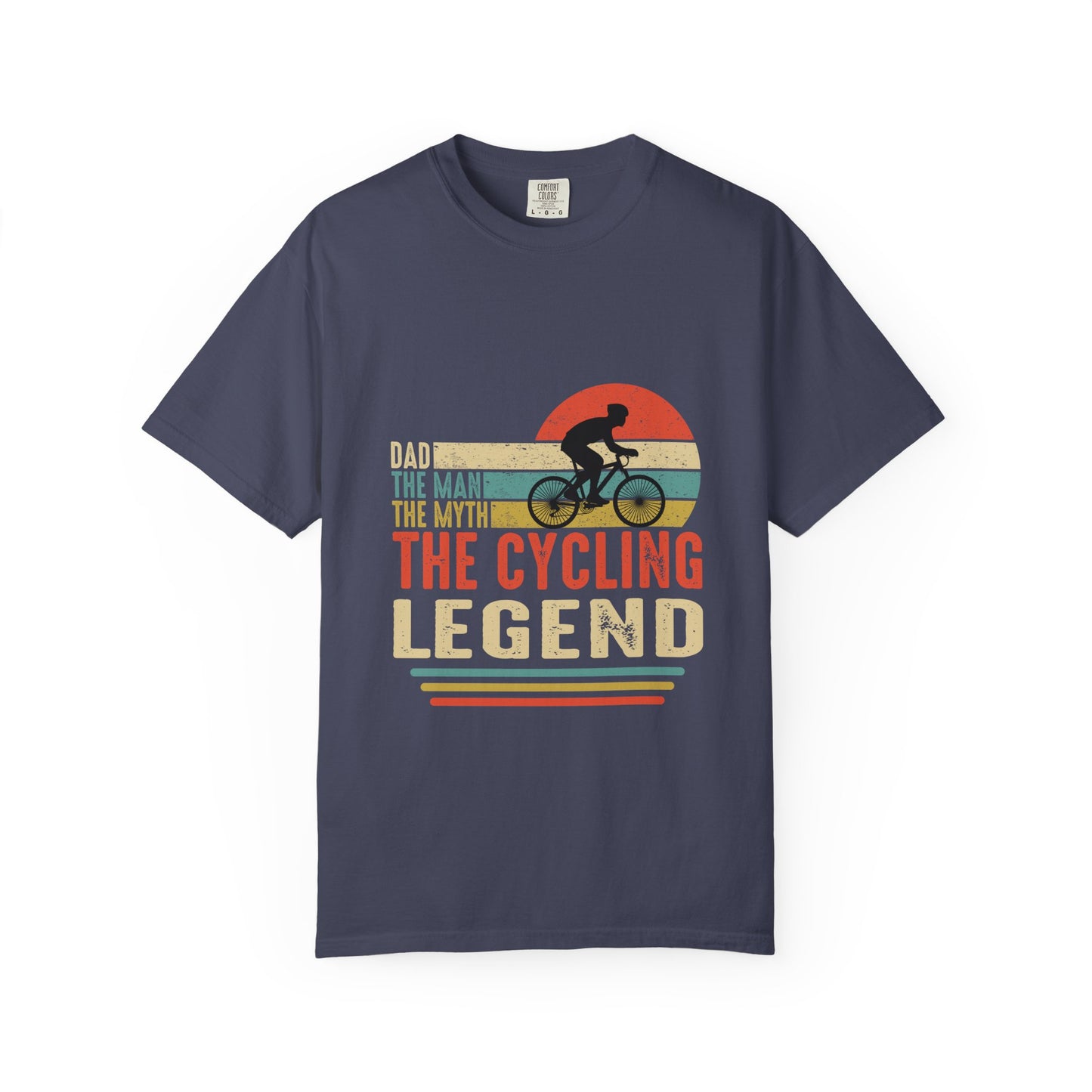 Cycling Legend T-Shirt for Dads, Fun Gift for Father's Day, Casual Wear for Cycling Enthusiasts, Unique Cycling Shirt, Men's Graphic Tee