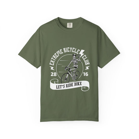 Extreme Bicycle Club Unisex T-shirt | Cycling Apparel, Gift for Cyclists, Vintage Style Tee, Adventure Clothing, Bike Ride Gear