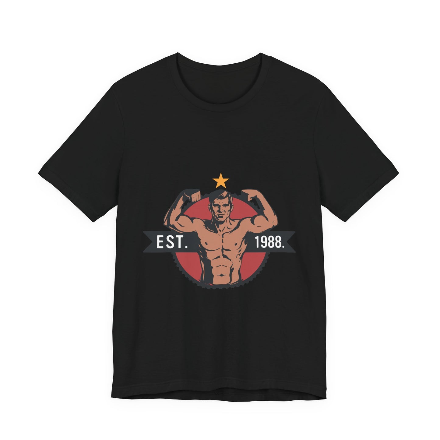EST. 1988 Gym T-Shirt – Old School Strength Edition | Steel Grit Wear