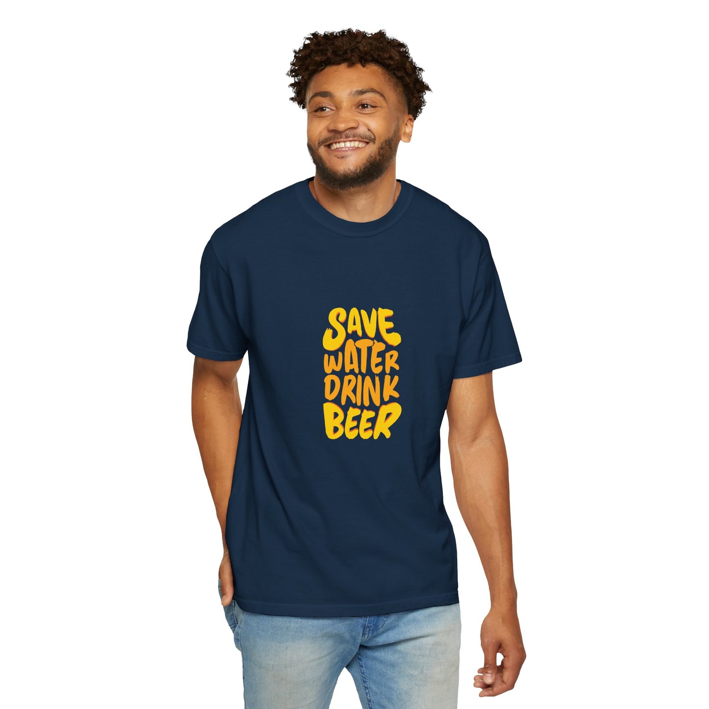 Save Water Drink Beer T-Shirt – Funny Summer Statement