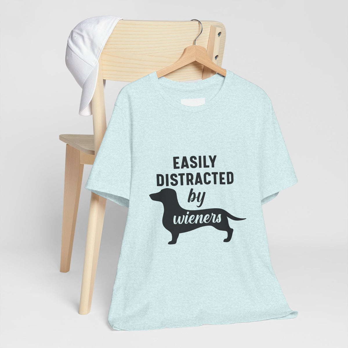 Easily Distracted by Wieners Shirt – Funny Dachshund Tee