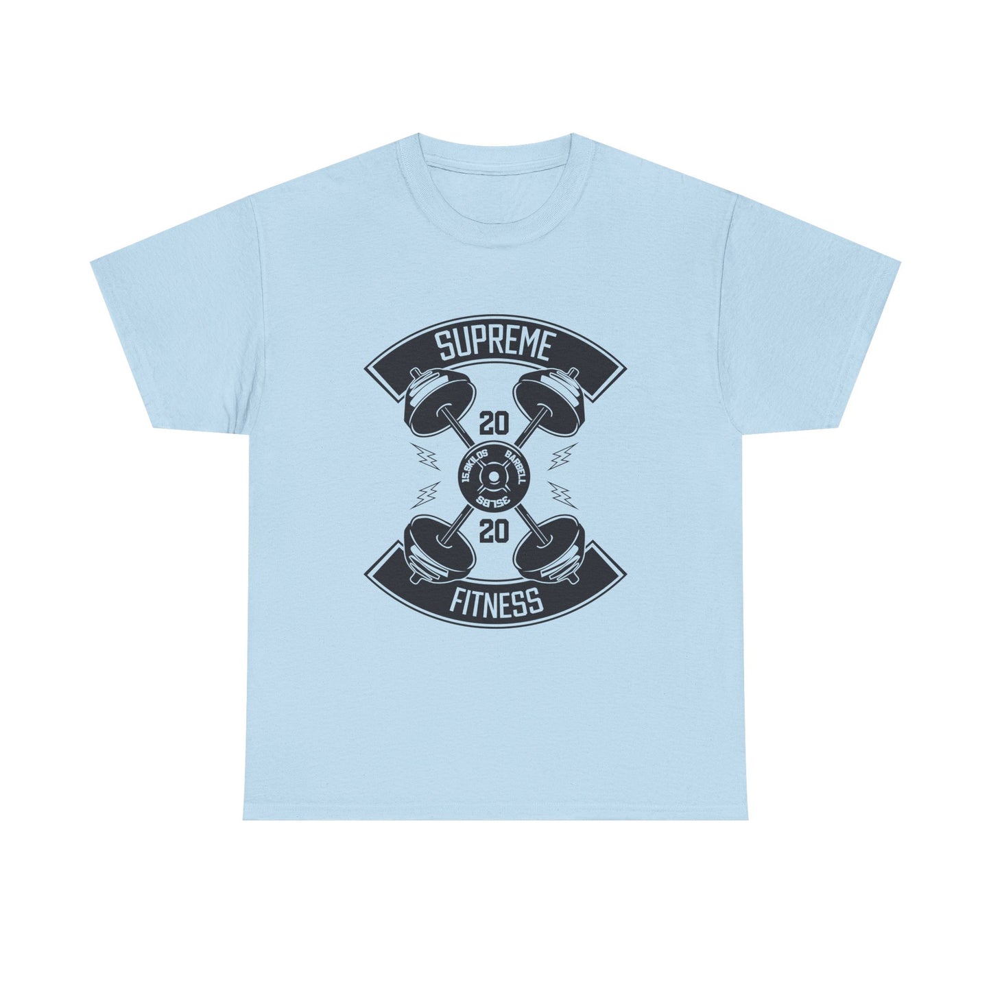 Supreme Fitness Tee - Power Precision Modern Iron Aesthetic