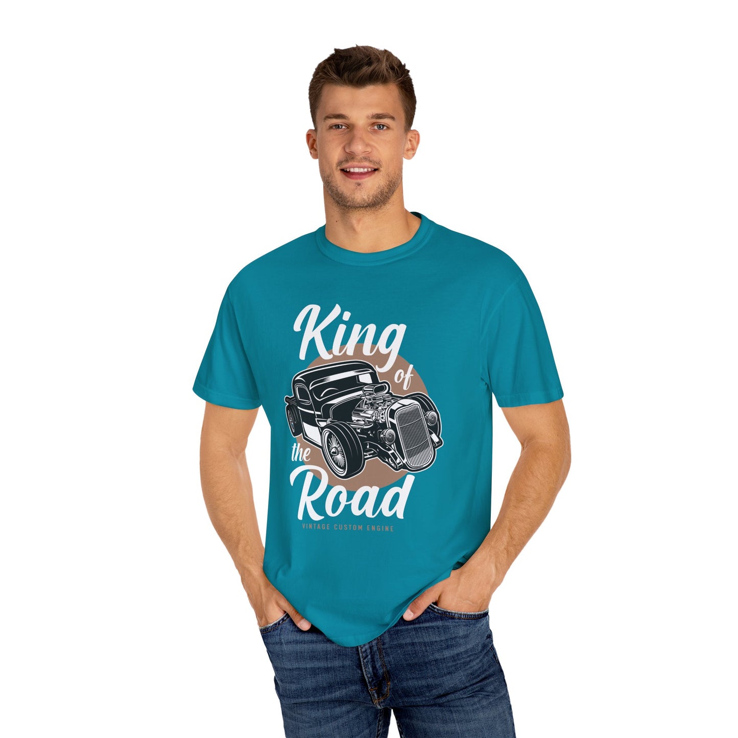 Vintage Car Graphic T-Shirt, King of the Road Tee, Unisex Shirt, Perfect for Car Lovers, Gift for Him, Automotive Apparel, Retro Style Tee