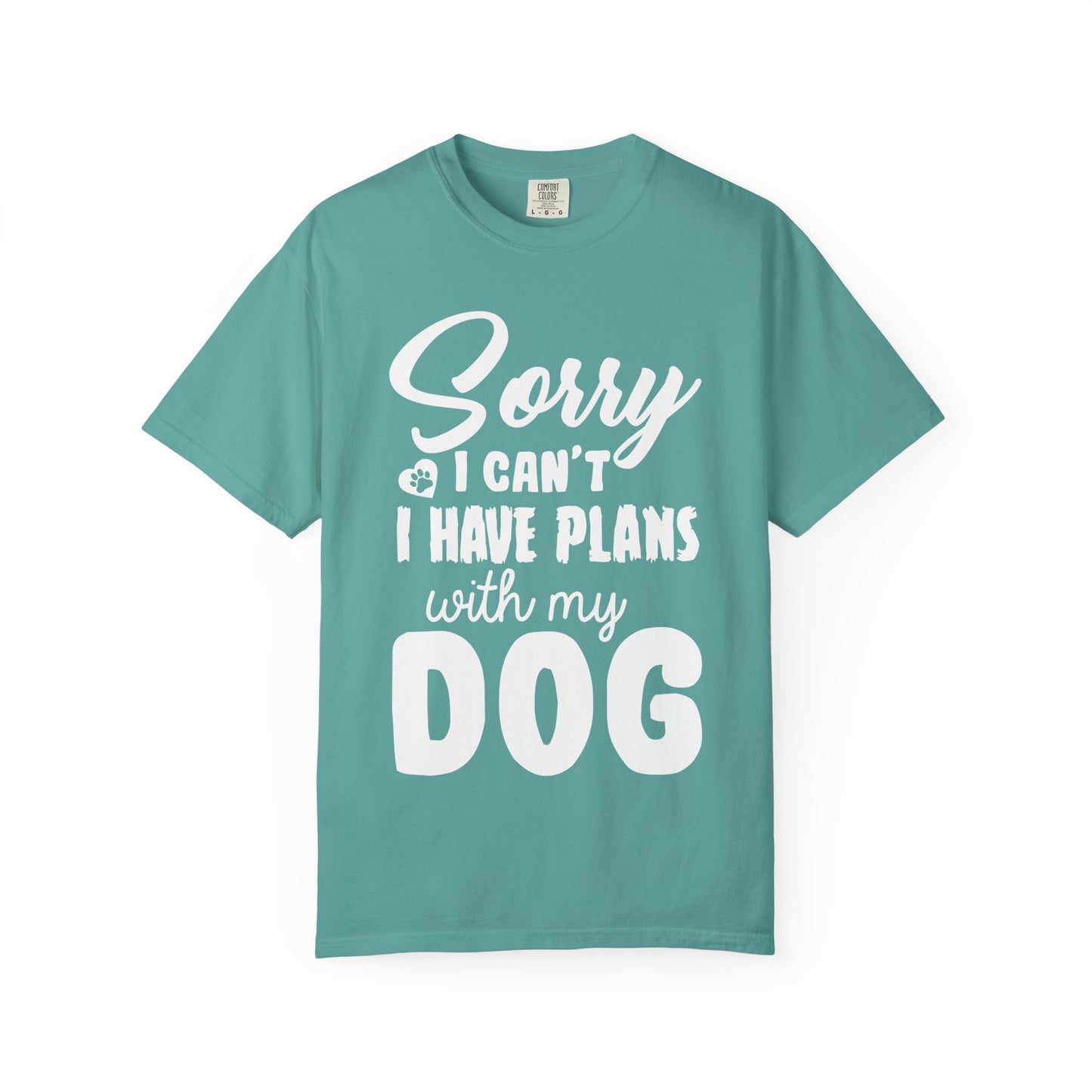 Funny Dog Dad Shirt – Sorry I Can’t I Have Plans with My Dog Tee