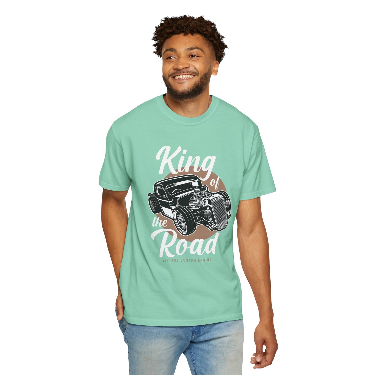 Vintage Car Graphic T-Shirt, King of the Road Tee, Unisex Shirt, Perfect for Car Lovers, Gift for Him, Automotive Apparel, Retro Style Tee
