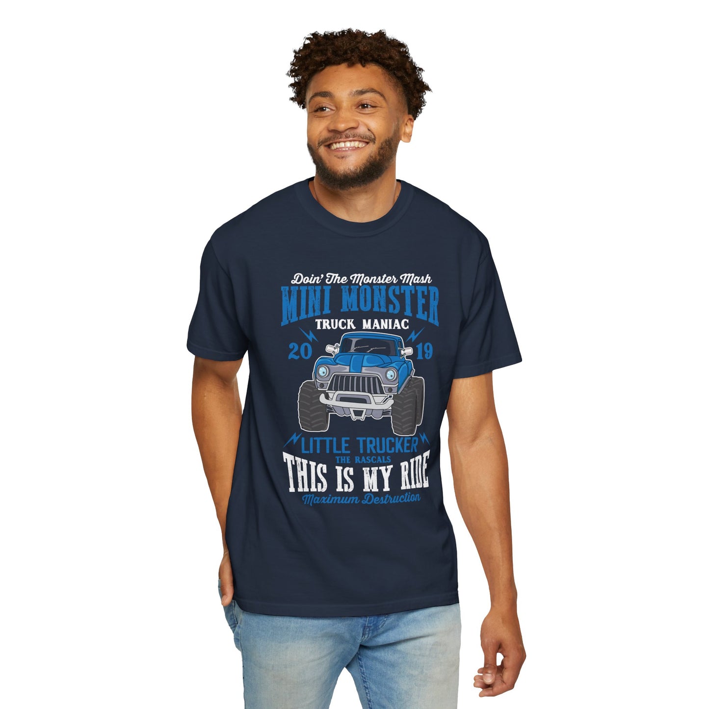 Monster Truck Lover T-Shirt, Gift for Truck Enthusiasts, Unisex Graphic Tee, Kids & Adults, Perfect for Birthdays & Celebrations