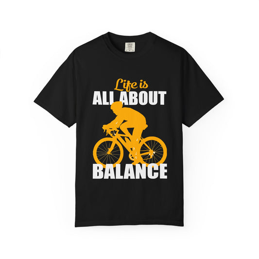 Unisex Bike Lover's T-Shirt | Life is All About Balance | Gift for Cyclists, Casual Wear, Sports Apparel, Cycling Enthusiasts, [...]