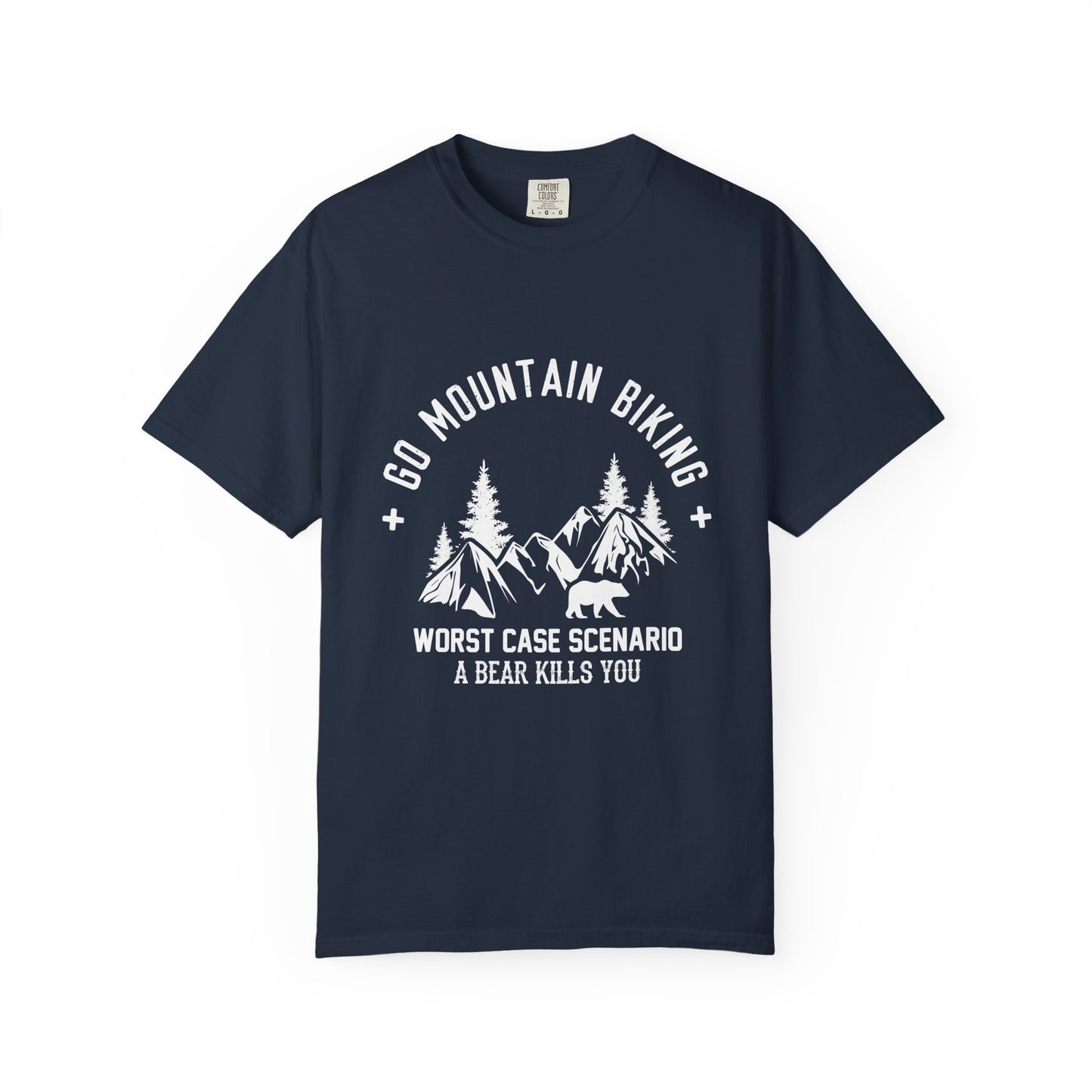Adventure-Ready Mountain Biking T-Shirt, Outdoors, Gifts for Cyclists, Summer Wear, Nature Enthusiast Apparel, Hiking Shirt