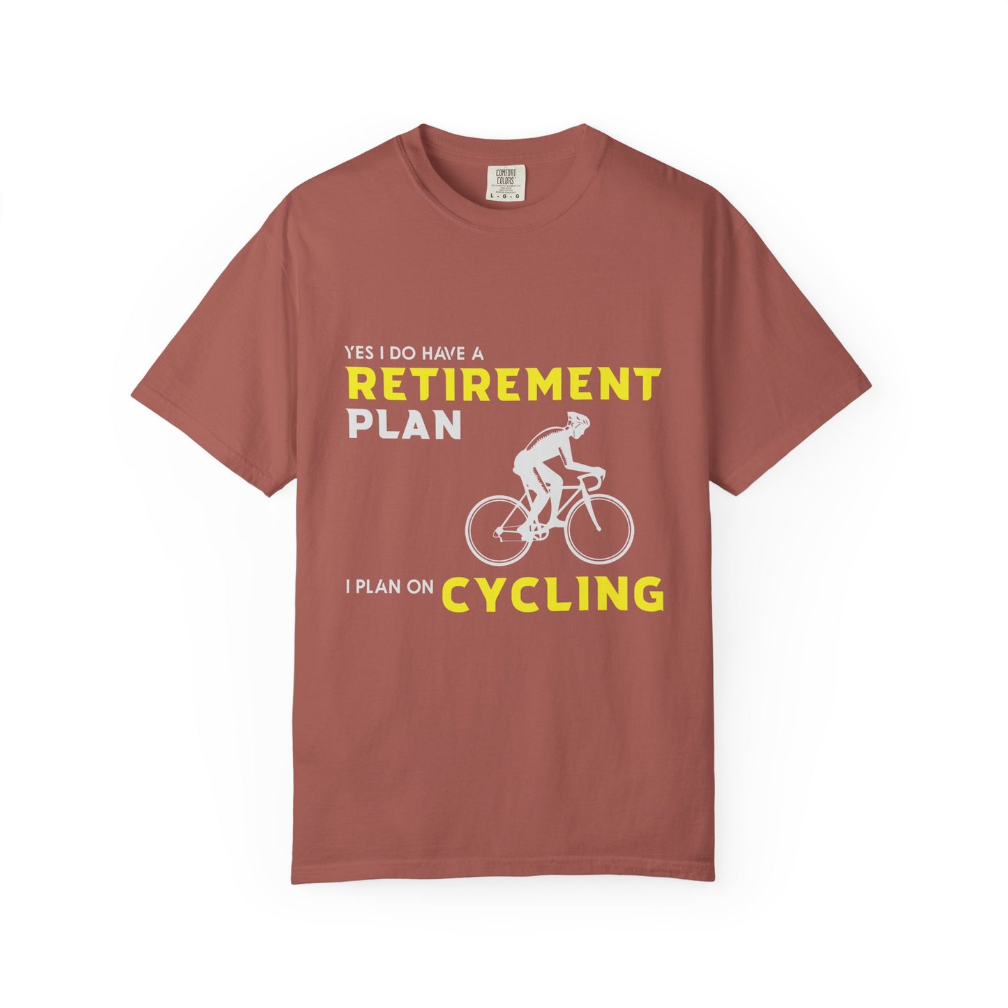 Cycling Retirement Plan T-Shirt, Fun Cycling Apparel, Gift for Retirees, Unisex Shirt for Cycling Enthusiasts, Outdoor Adventure Tee