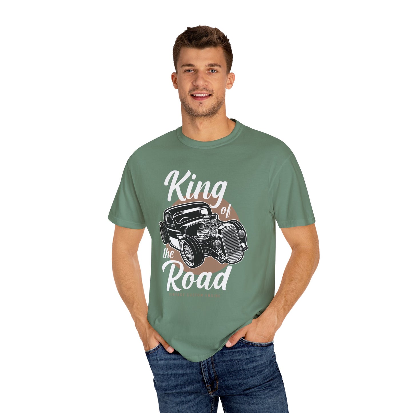 Vintage Car Graphic T-Shirt, King of the Road Tee, Unisex Shirt, Perfect for Car Lovers, Gift for Him, Automotive Apparel, Retro Style Tee