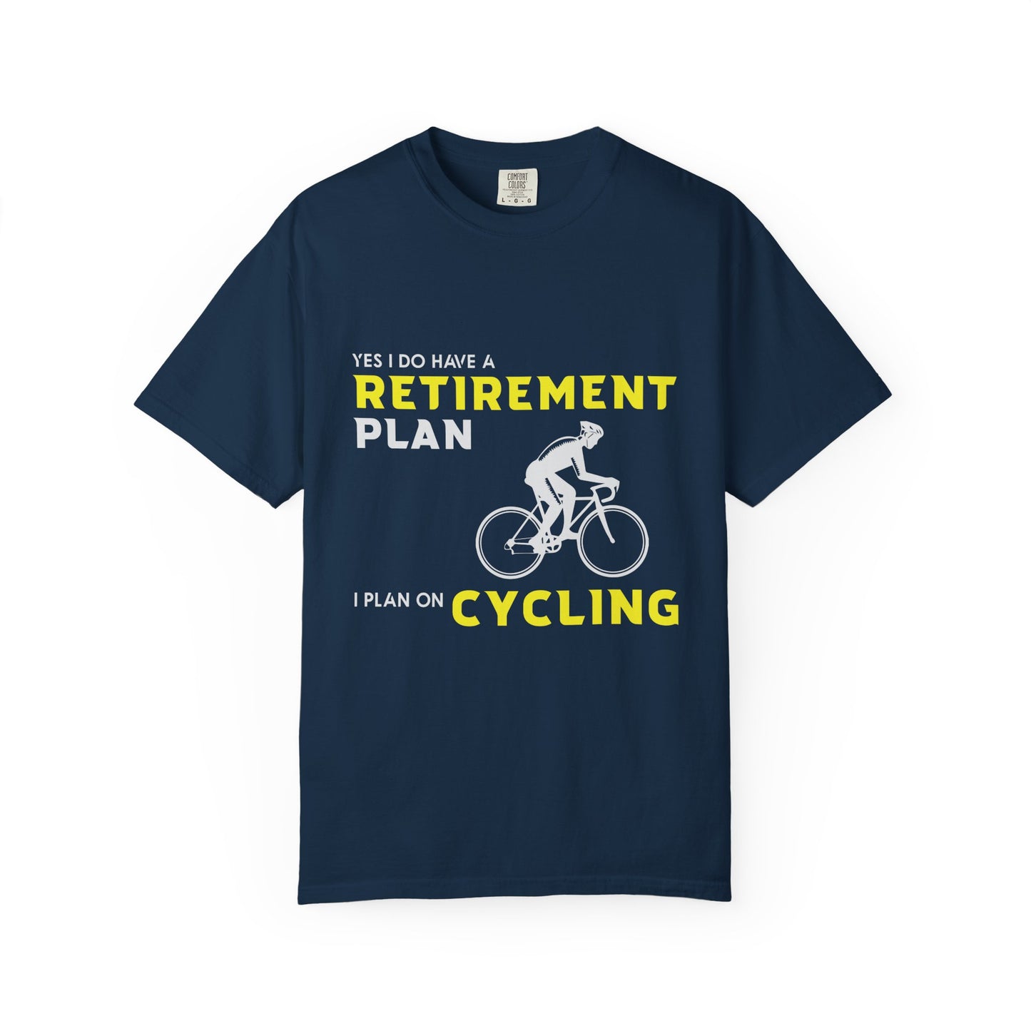 Cycling Retirement Plan T-Shirt, Fun Cycling Apparel, Gift for Retirees, Unisex Shirt for Cycling Enthusiasts, Outdoor Adventure Tee
